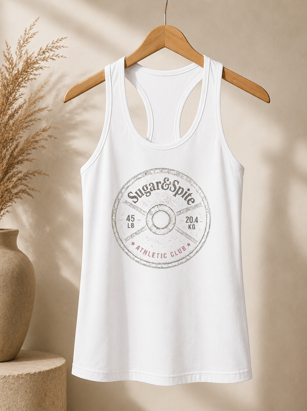 Sugar & Spice Athletic Club Racerback Tank - Women's Fitness Tank Top