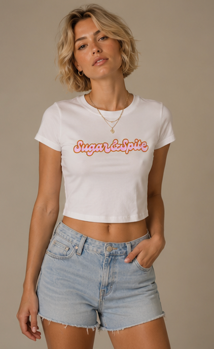 Sugar & Spite Logo Baby Tee