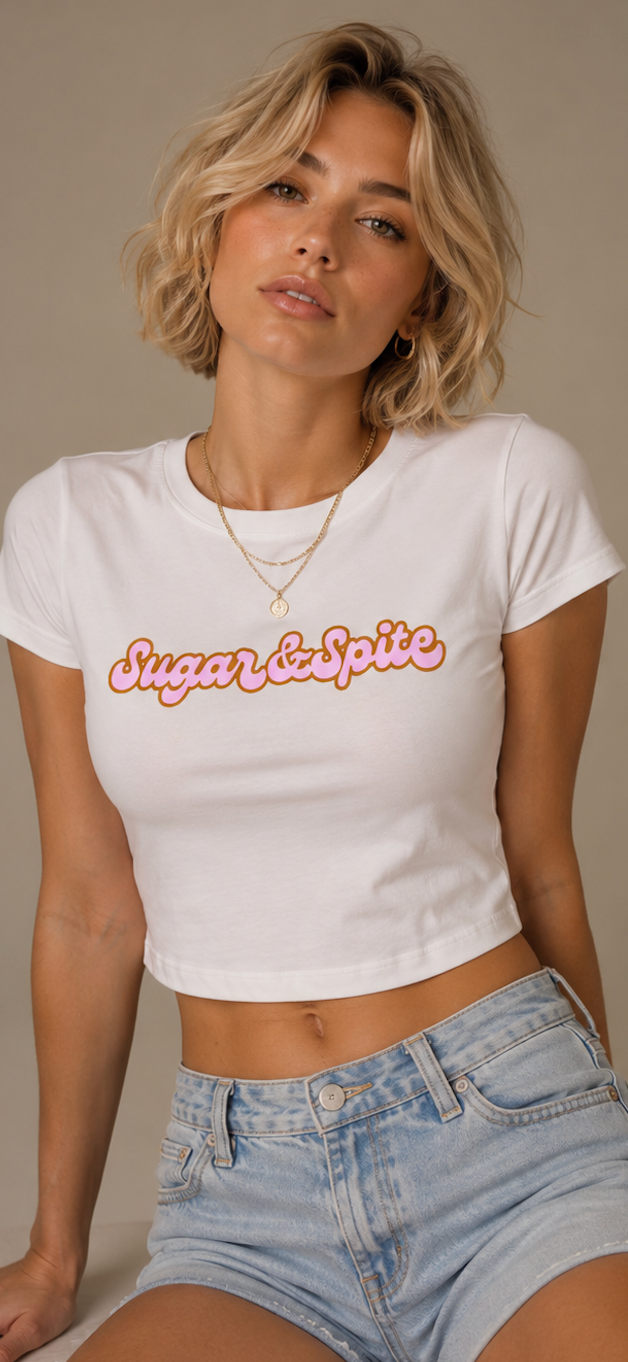 Sugar & Spite Logo Baby Tee