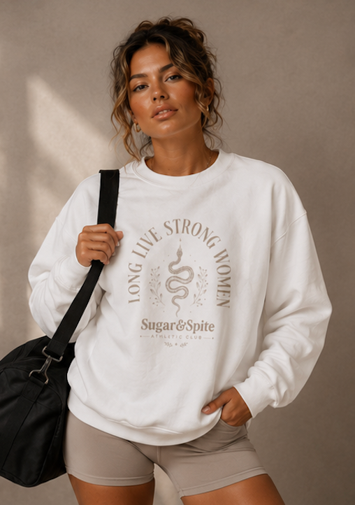 Long Live Strong Women Crewneck Sweatshirt