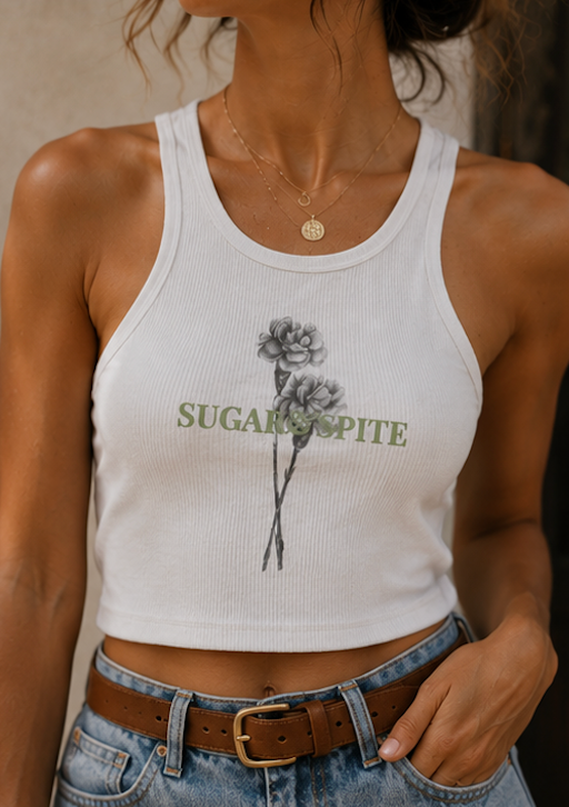 Sugar & Spite Floral Tank