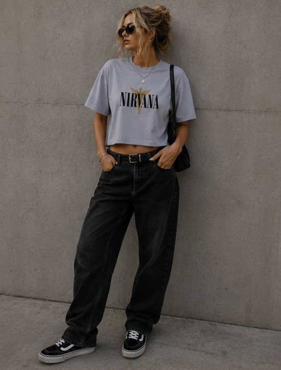 Nirvana Boxy Tee