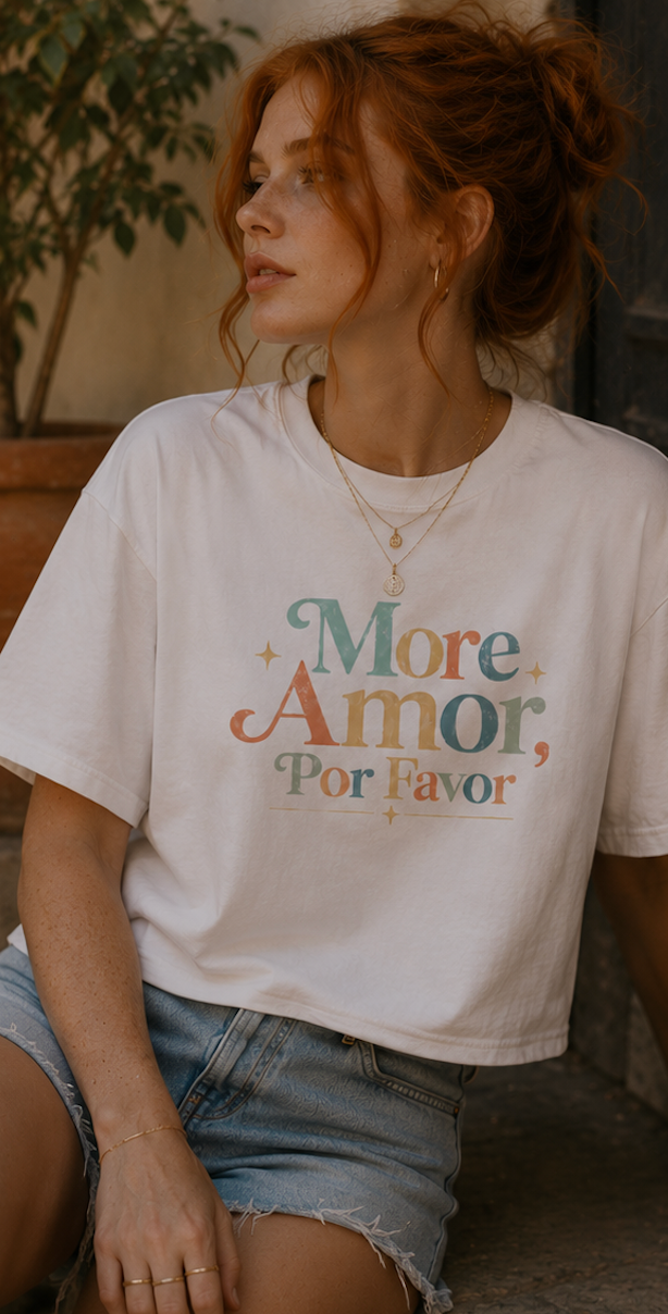 More Amor Por Favor Women's Boxy Tee