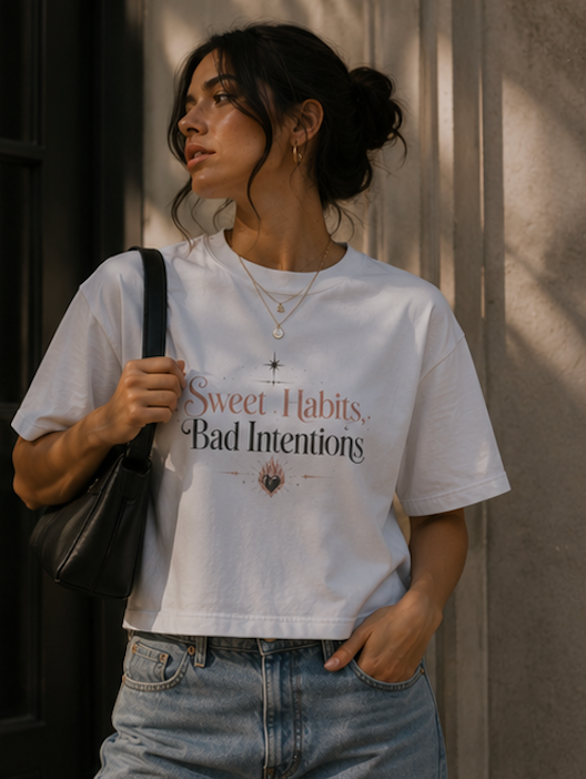 Sweet Habits, Bad Intentions Boxy Tee