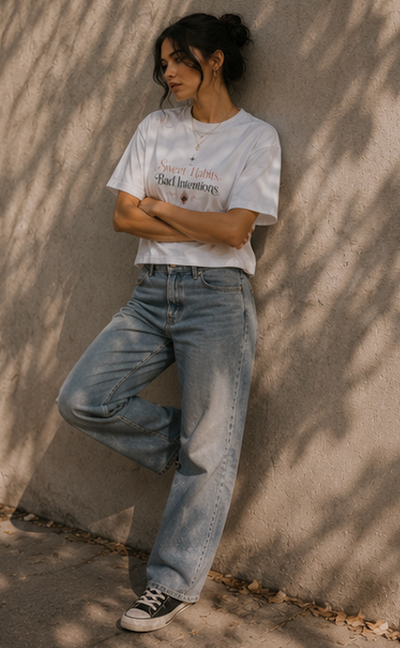 Sweet Habits, Bad Intentions Boxy Tee