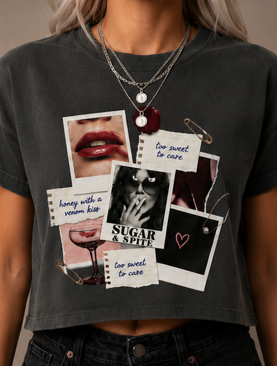 Collage Vibes Boxy Tee
