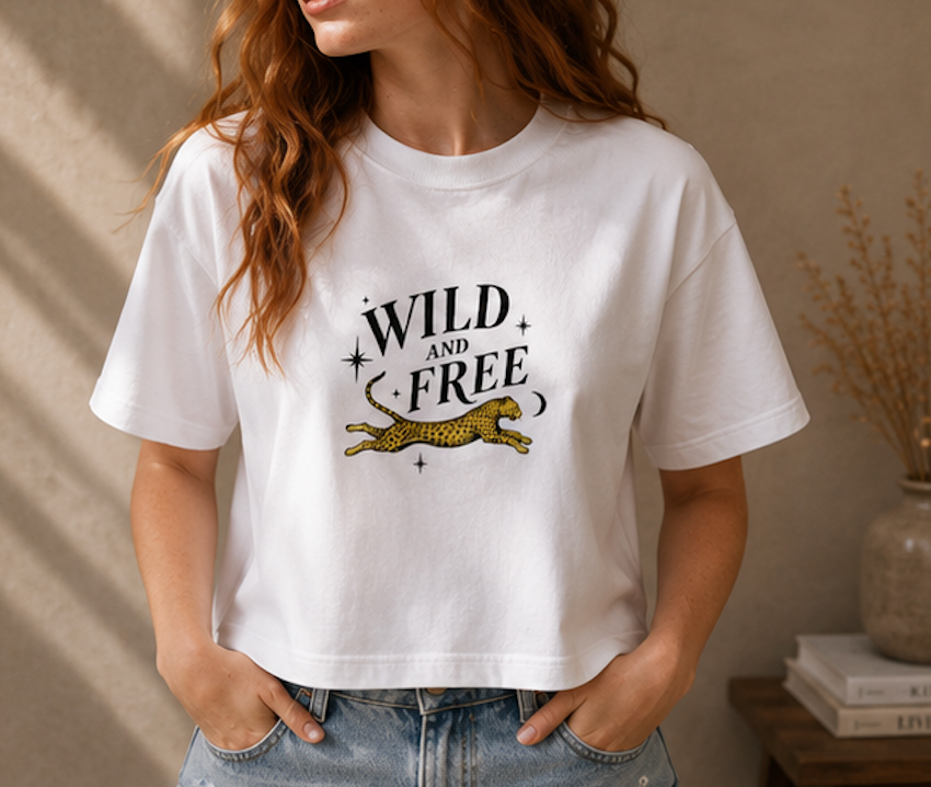 Wild and Free Boxy Tee