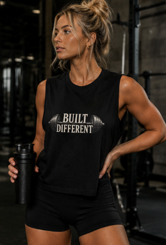 Built Different Crop Top