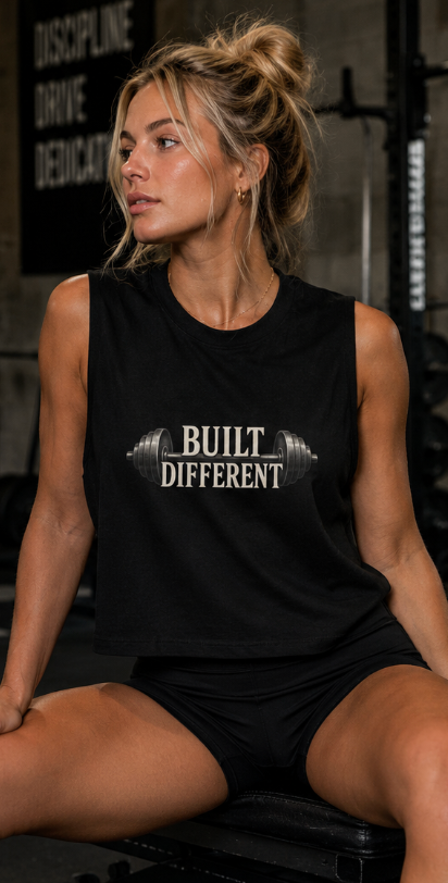 Built Different Crop Top