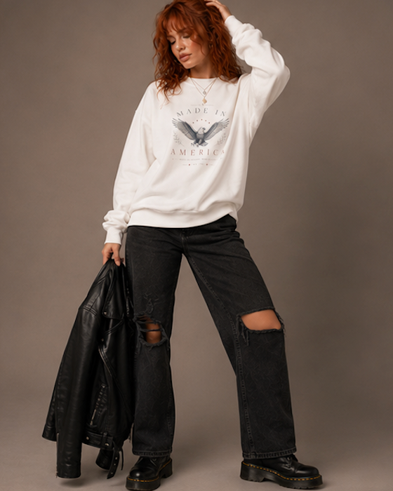 Made in America Eagle Crewneck Sweatshirt