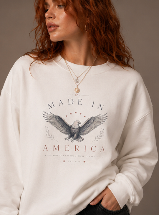 Made in America Eagle Crewneck Sweatshirt