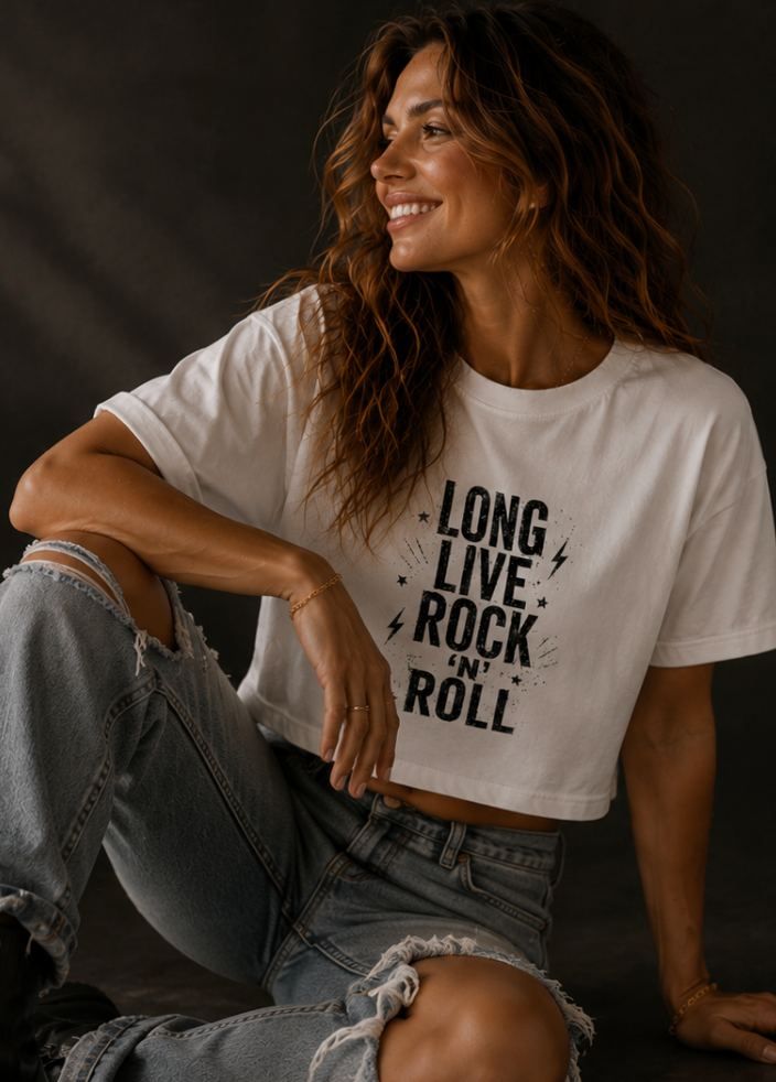 Long Live Rock 'n' Roll Boxy Tee