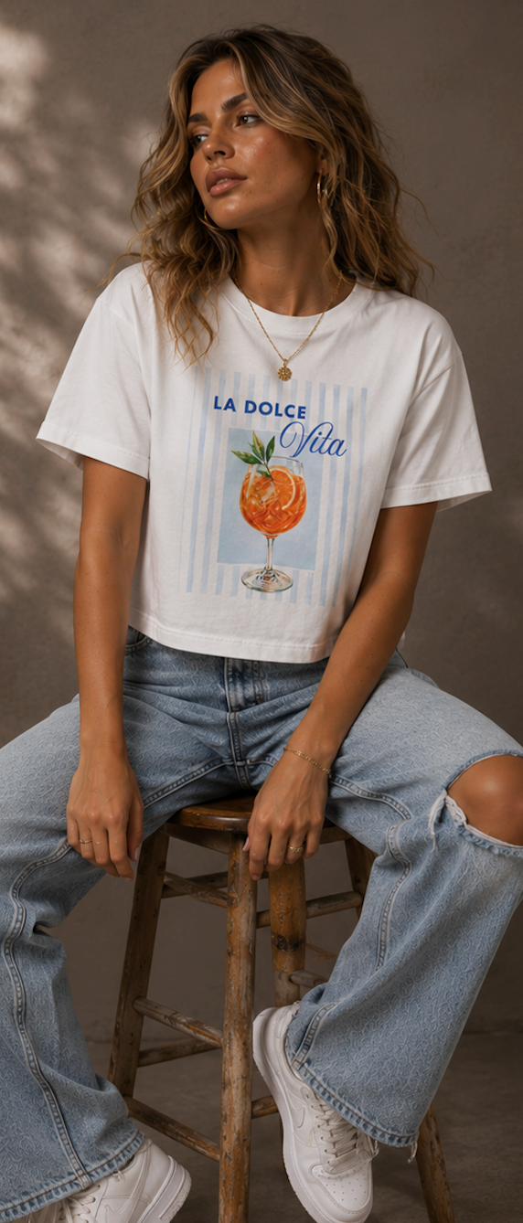 La Dolce Vita Crop Top