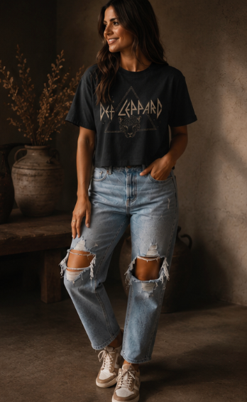 Vintage Band Boxy T-Shirt