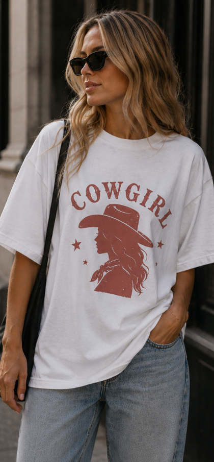 Cowgirl Silhouette Tee