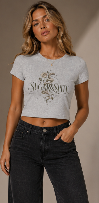 Sugar & Spite Serpent Logo Baby Tee