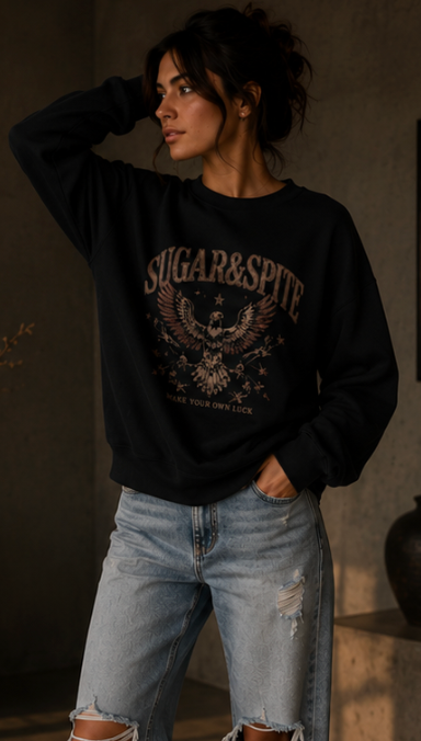 Sugar & Spite  Vintage Eagle Crewneck