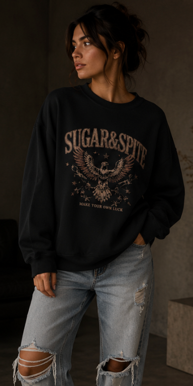 Sugar & Spite  Vintage Eagle Crewneck