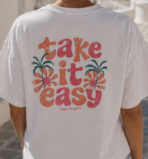 Take It Easy Women's Boxy Tee