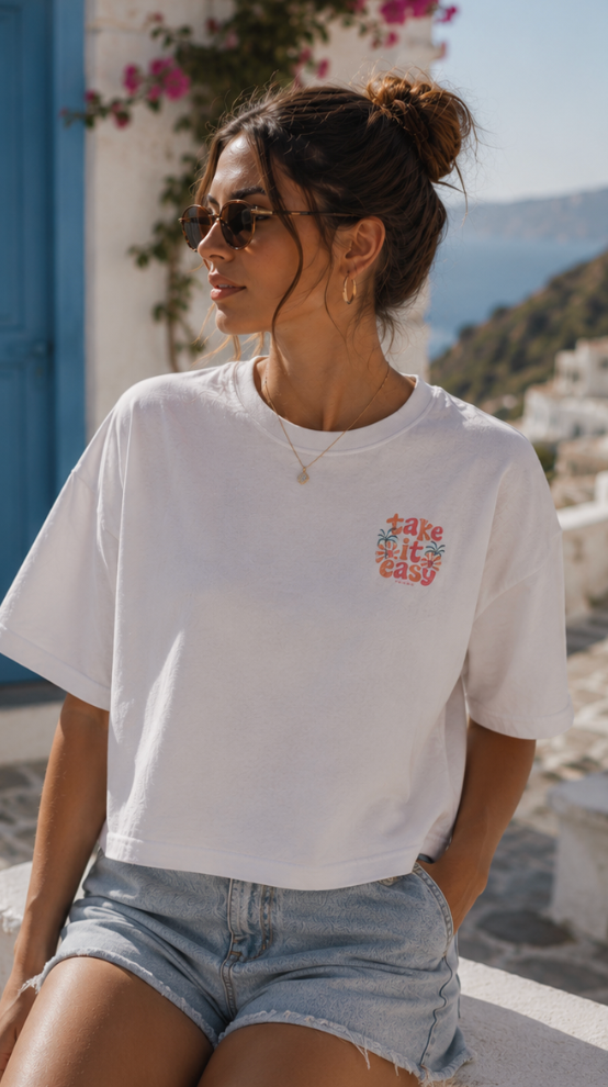 Take It Easy Women's Boxy Tee