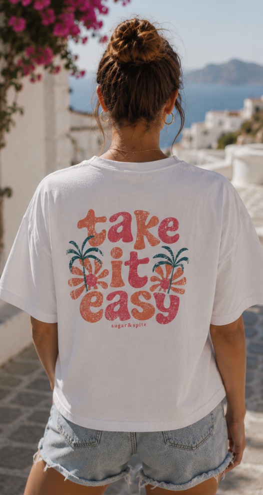 Take It Easy Women's Boxy Tee