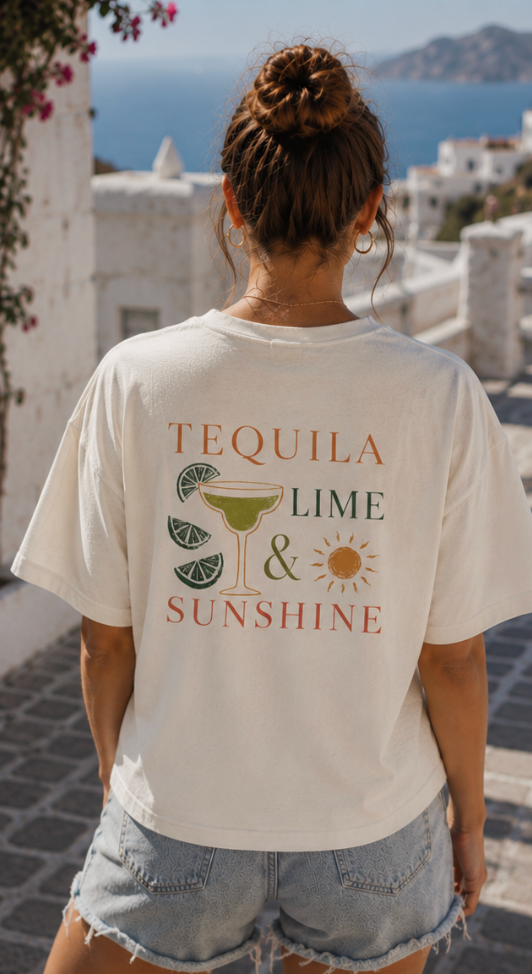 Tequila Lime & Sunshine Women's Boxy Tee