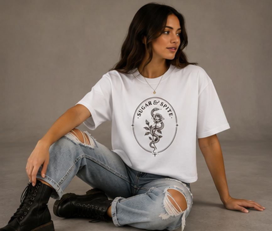 Sugar & Spice Signature Logo Boxy Tee