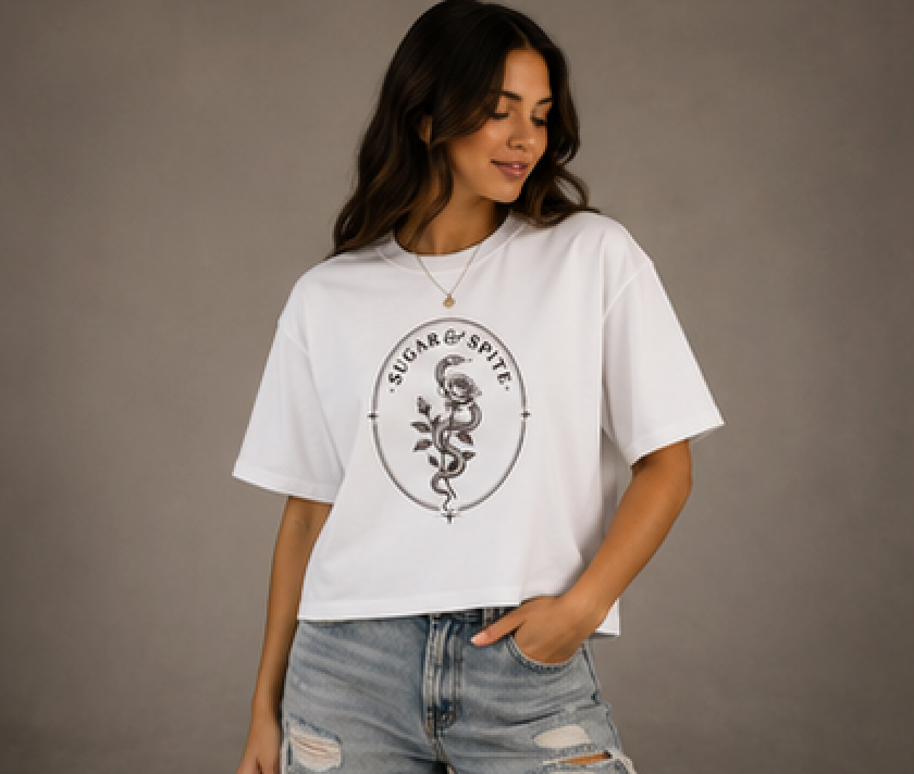 Sugar & Spice Signature Logo Boxy Tee