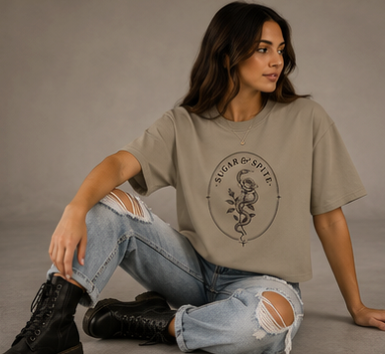 Sugar & Spice Signature Logo Boxy Tee