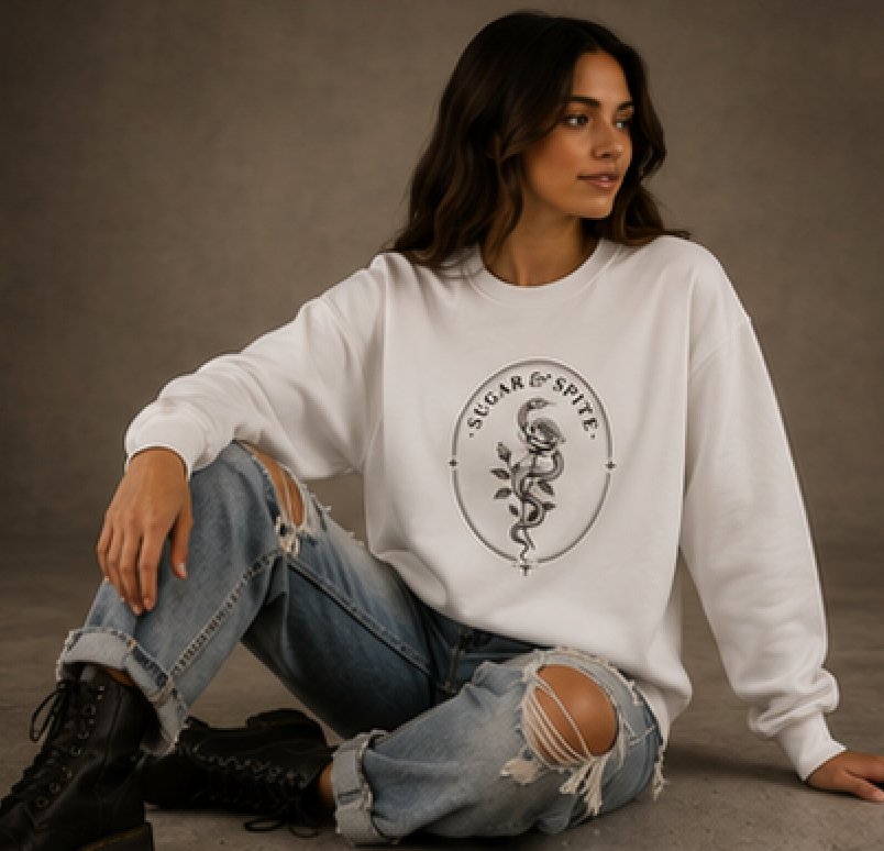 Sugar & Spite Signature Logo Crewneck Sweatshirt