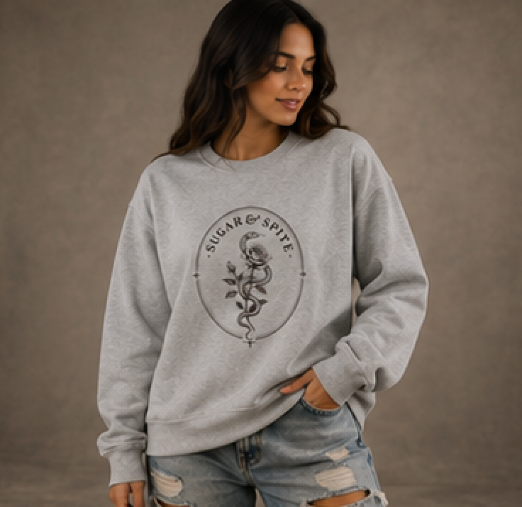 Sugar & Spite Signature Logo Crewneck Sweatshirt