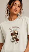 Skulls & Roses Boxy Tee