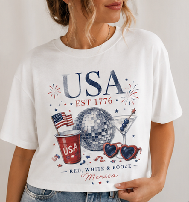 USA Celebration Boxy Tee