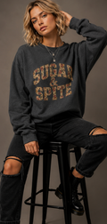 Sugar & Spite Vintage Floral Crewneck Sweatshirt