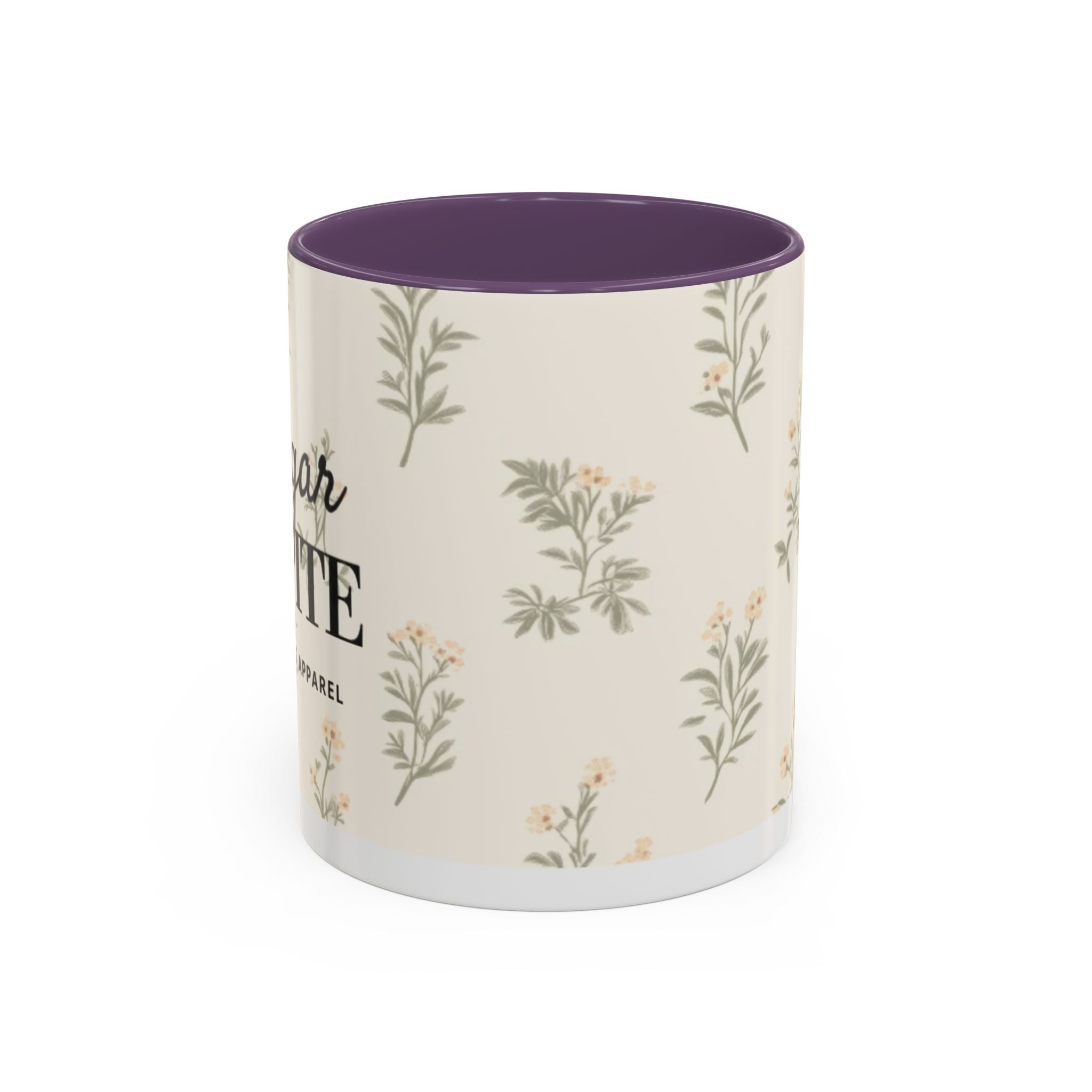Sugar & Spite Floral Coffee Mug — Accent 11/15oz
