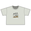 Wild and Free Boxy Tee — Women's Graphic Cropped T-Shirt