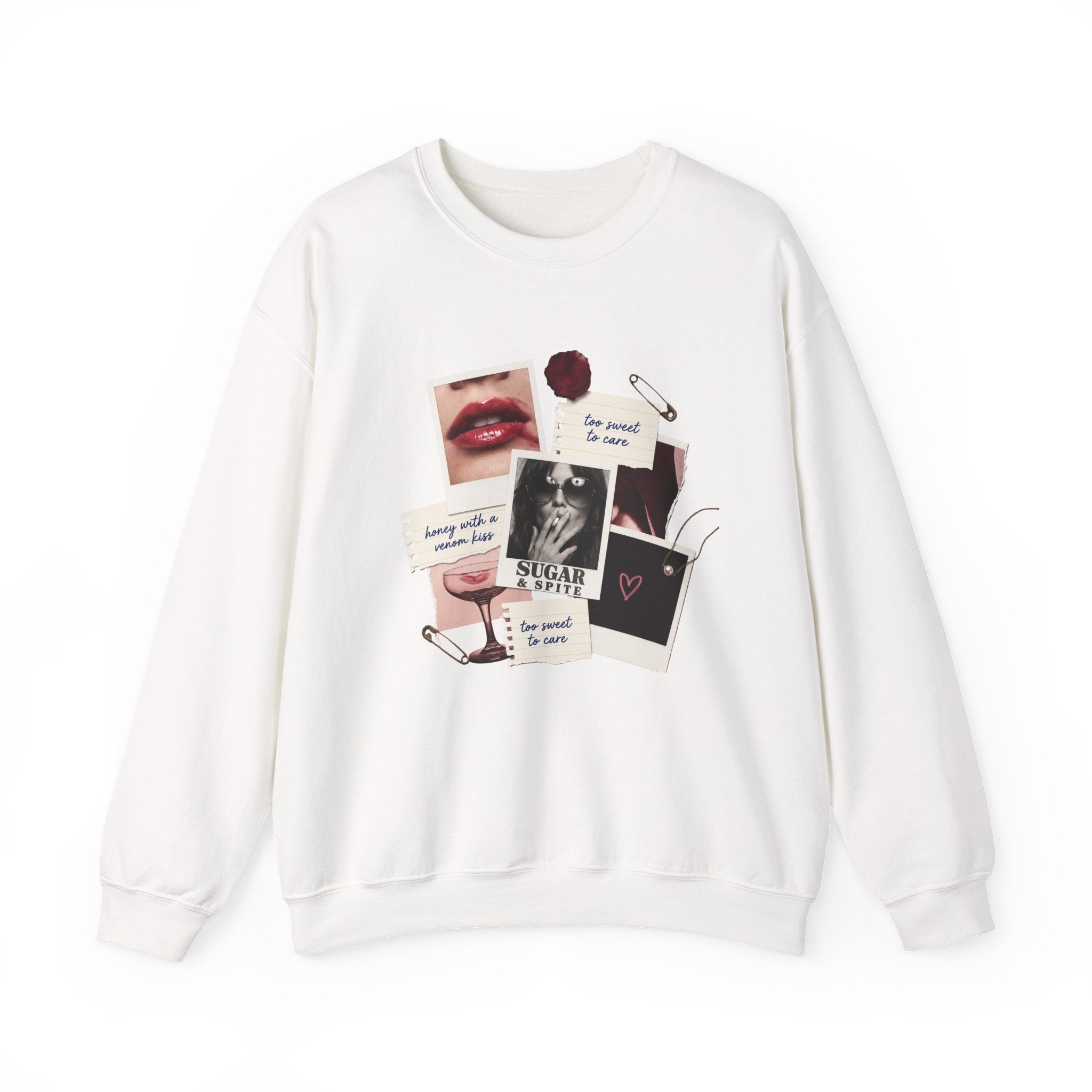 Collage Vintage Romance Crewneck Sweatshirt
