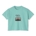 90's Baby Cassette Boxy Tee — Women’s Vintage Retro T-Shirt