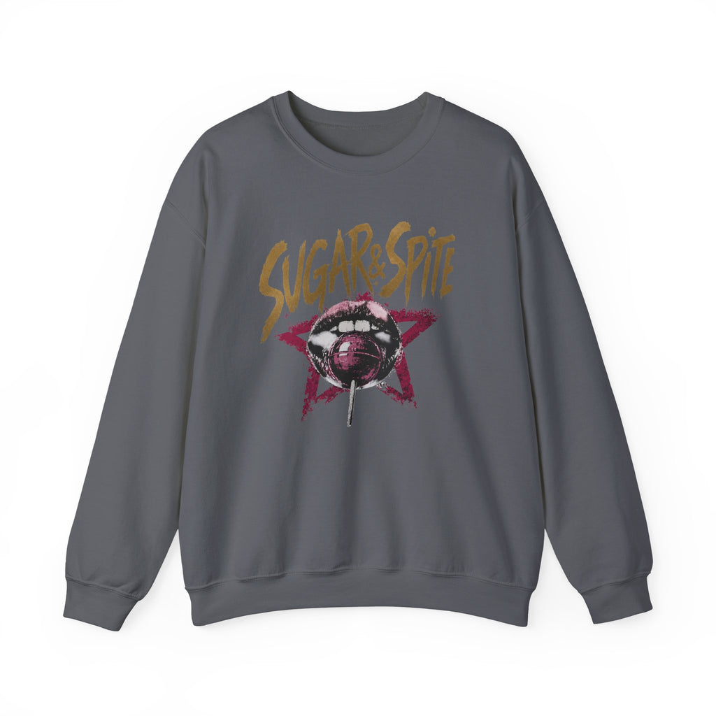 Sugar&Spite Lips and Pop Crewneck Sweatshirt