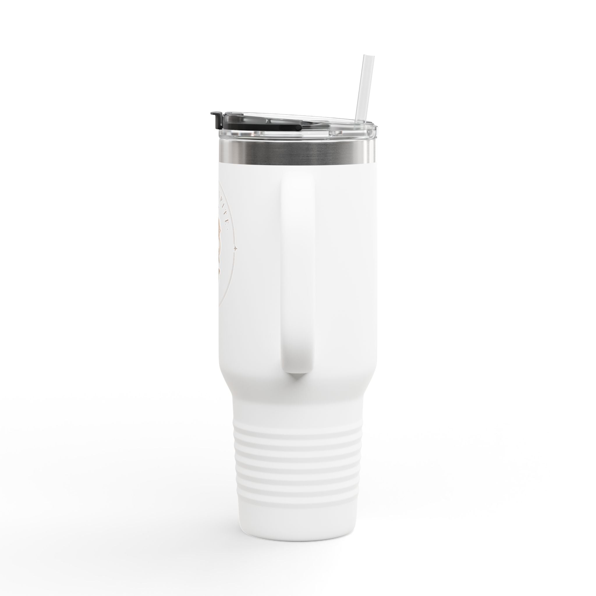 40oz Insulated Travel Mug — Wildflower 'Wander & Sip' Stainless Steel Tumbler