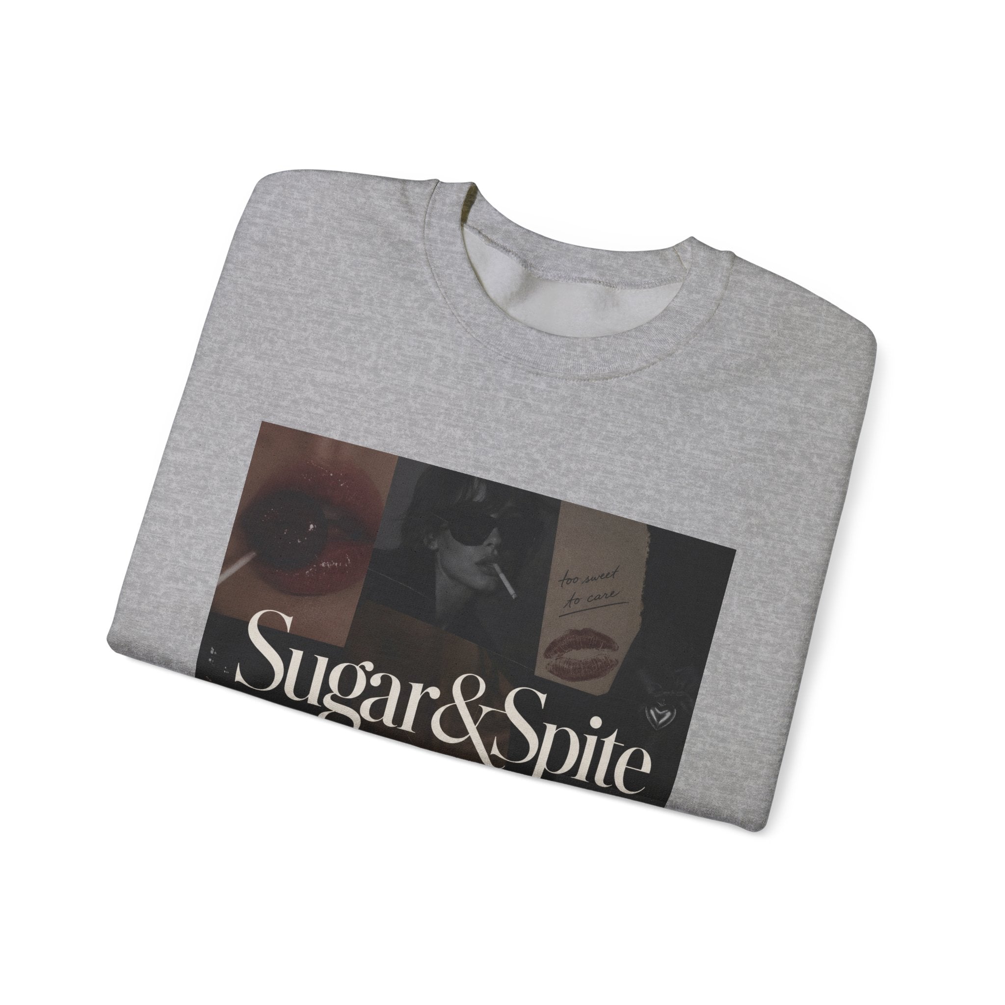 Sugar & Spice Graphic Sweatshirt — Vintage Collage Crewneck
