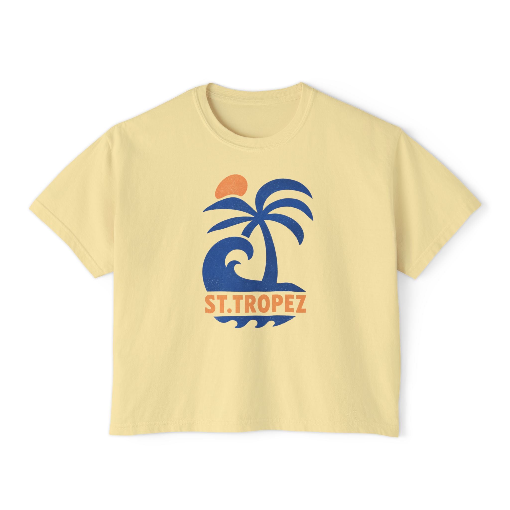 St. Tropez Palm Wave Boxy Tee