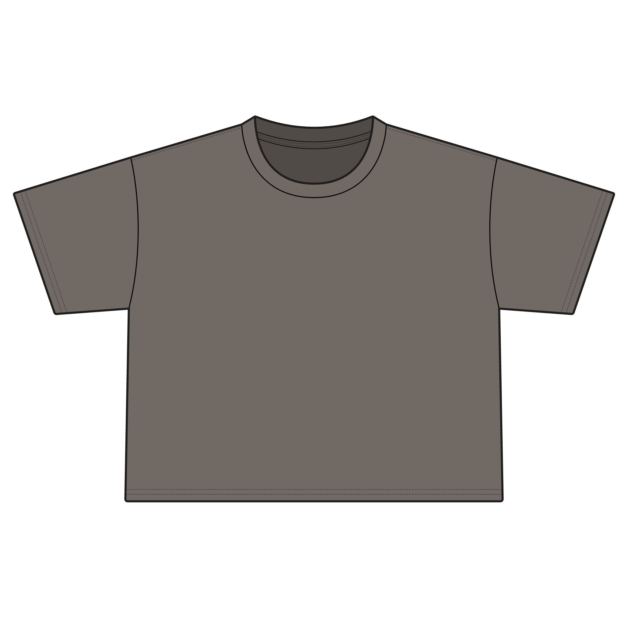 Coastal Wine View Tee | Boxy Crop T-Shirt