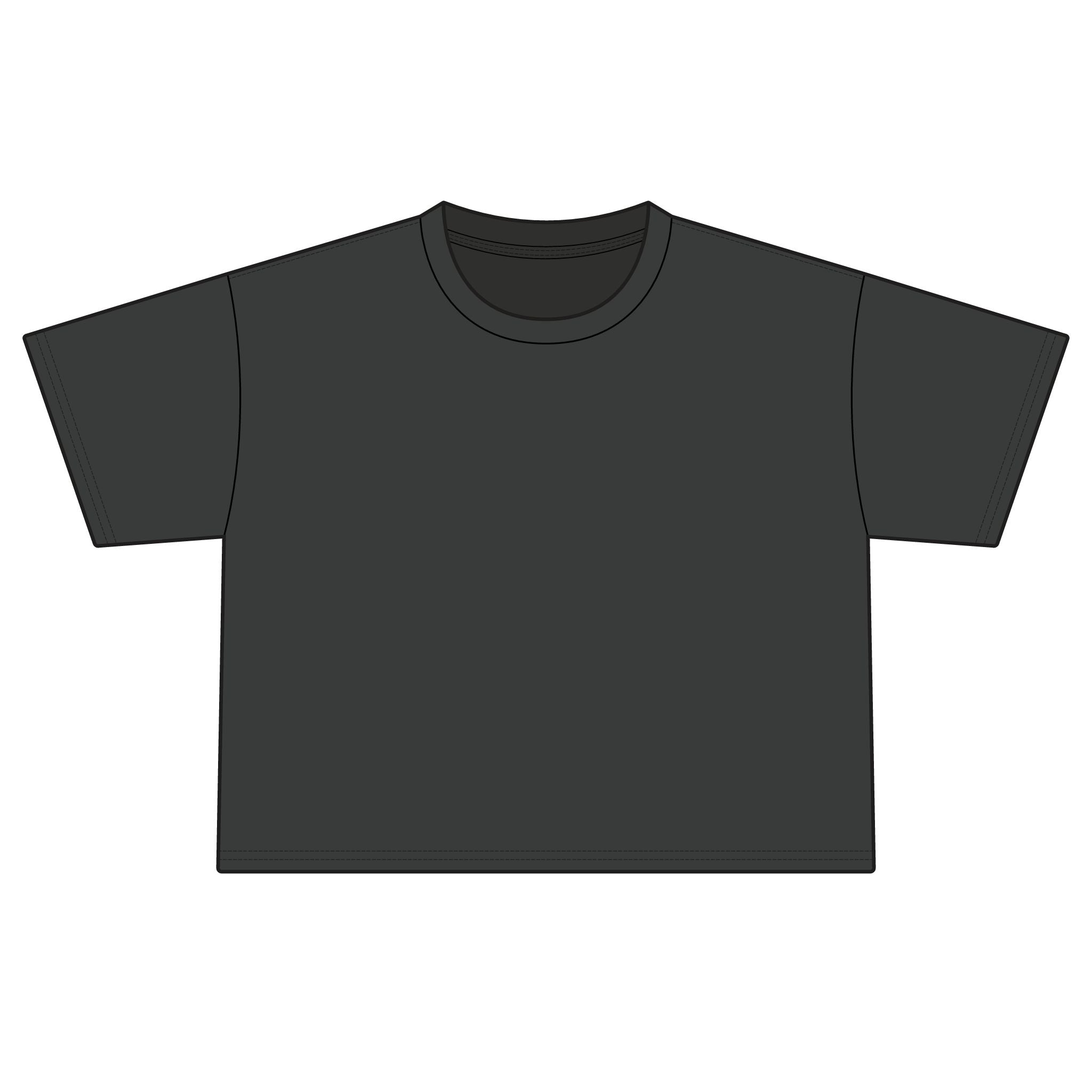 Coastal Wine View Tee | Boxy Crop T-Shirt