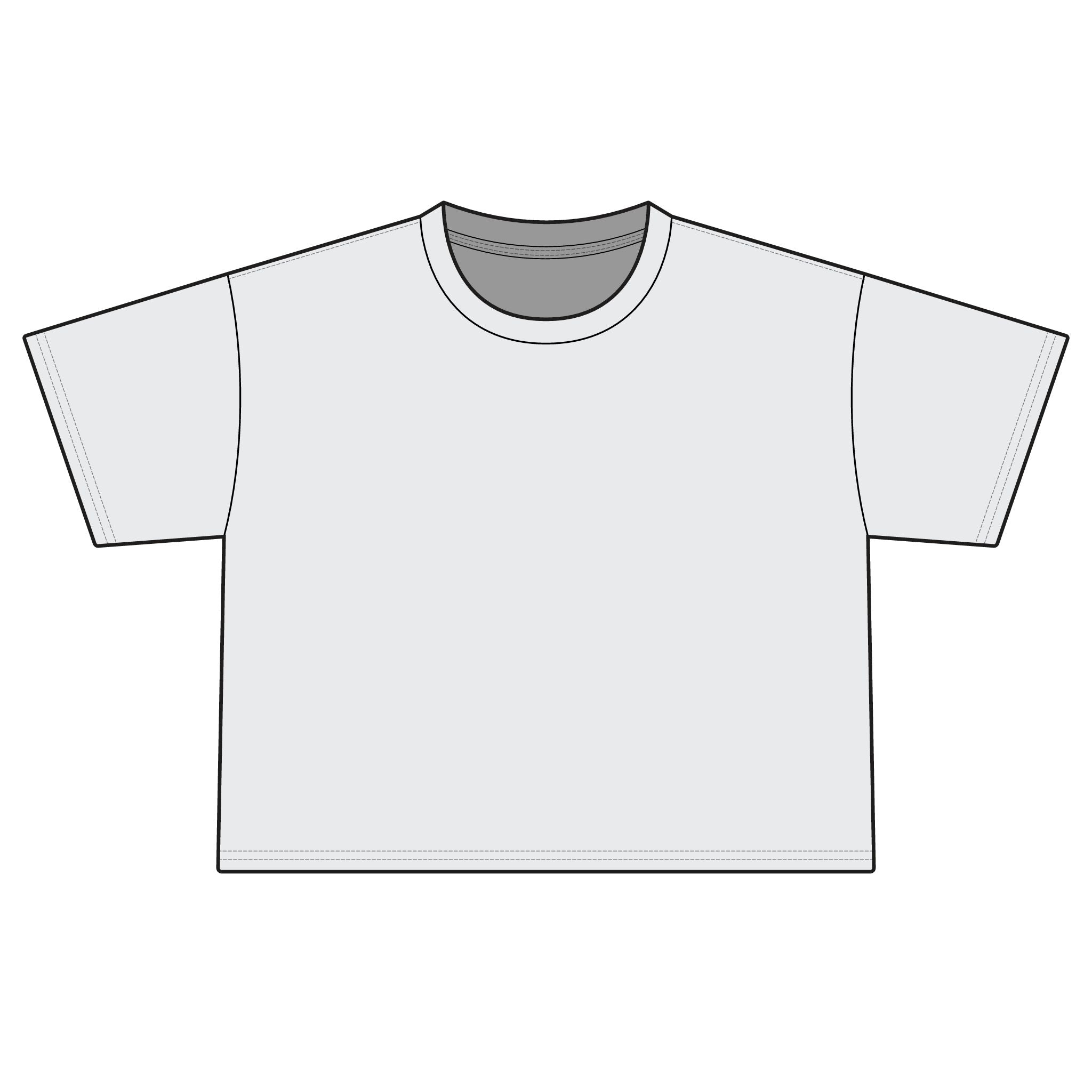 Coastal Wine View Tee | Boxy Crop T-Shirt