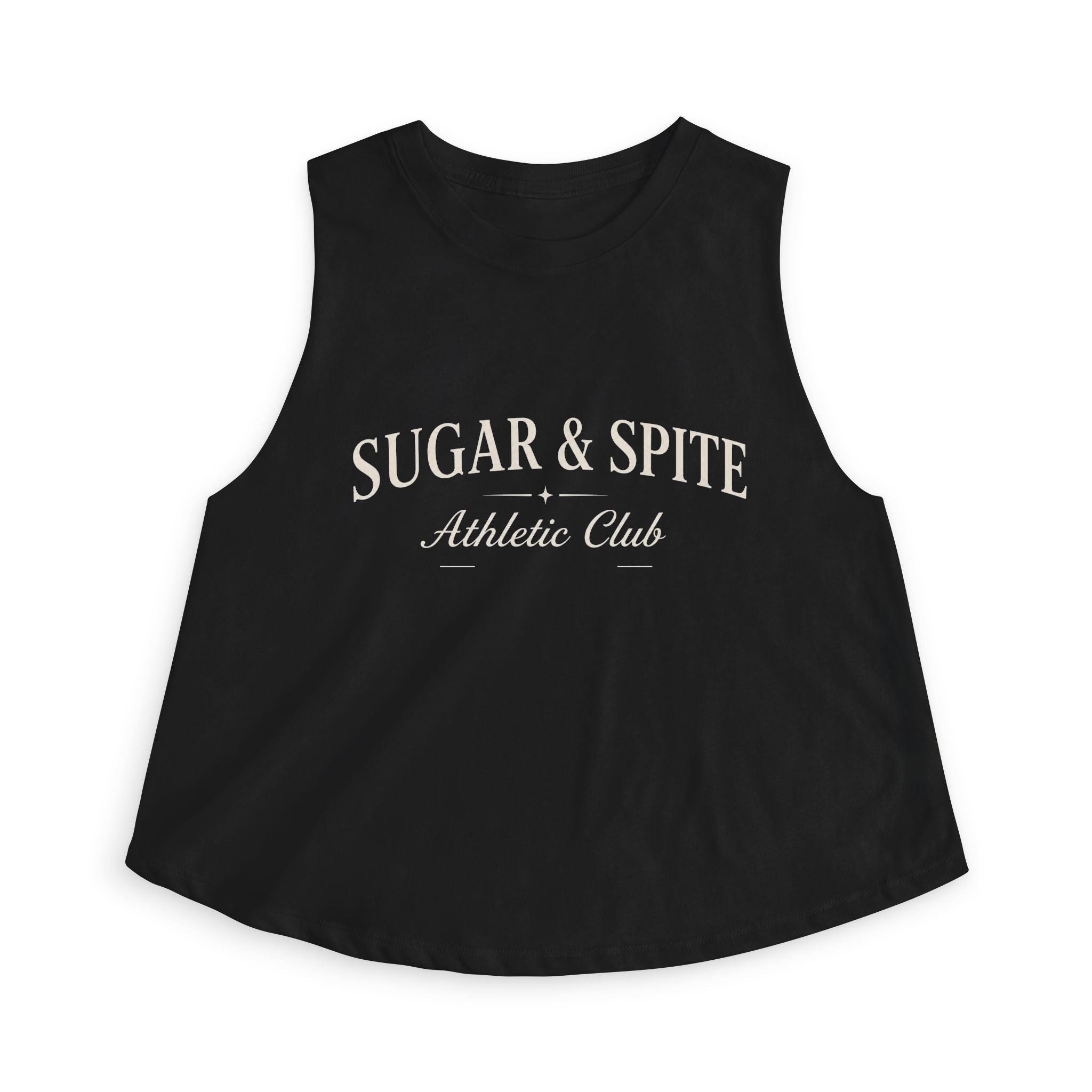 Sugar & Spite Athletic Club Crop Top — Women's Vintage Athletic Tank