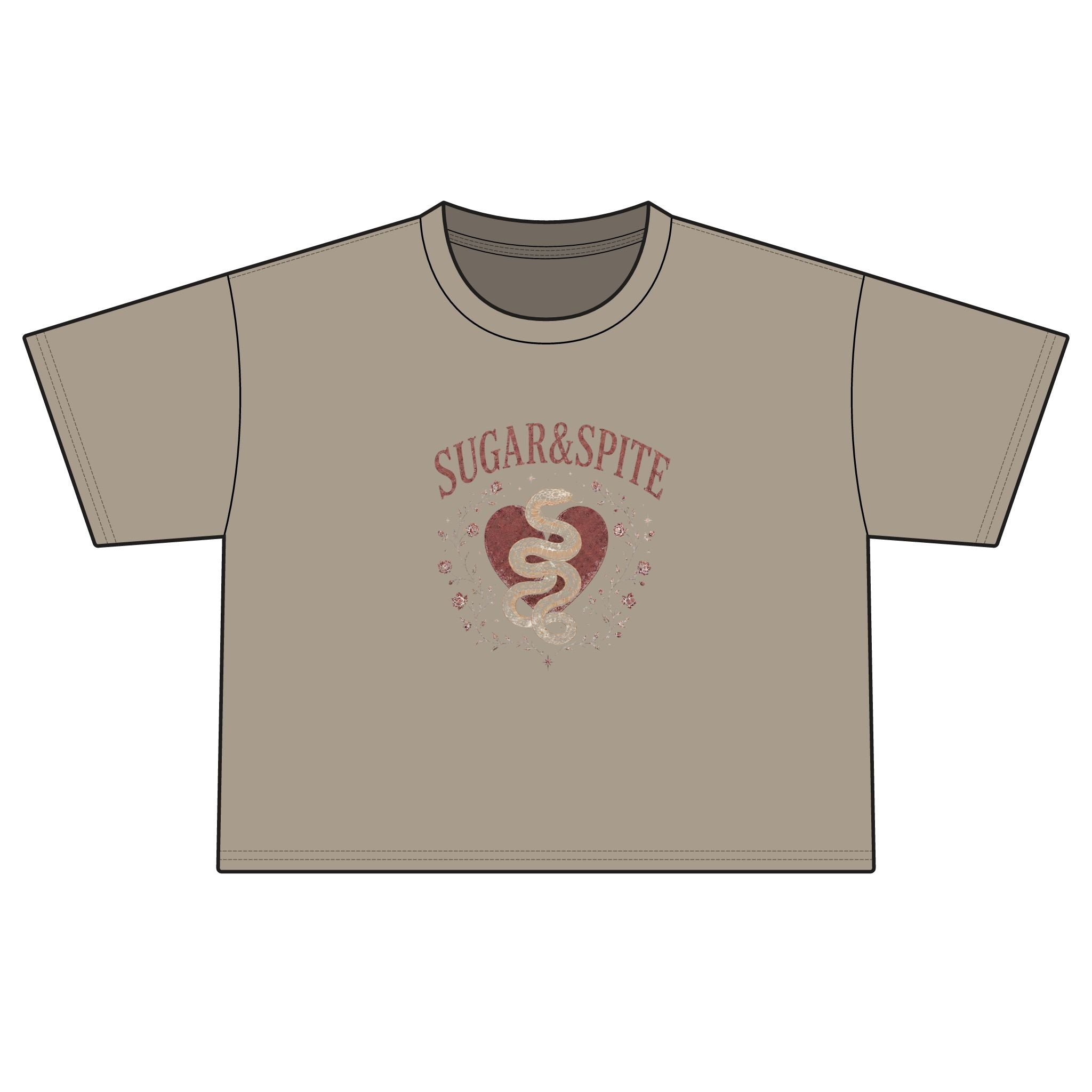Sugar & Spite Heart and Snake Graphic Tee
