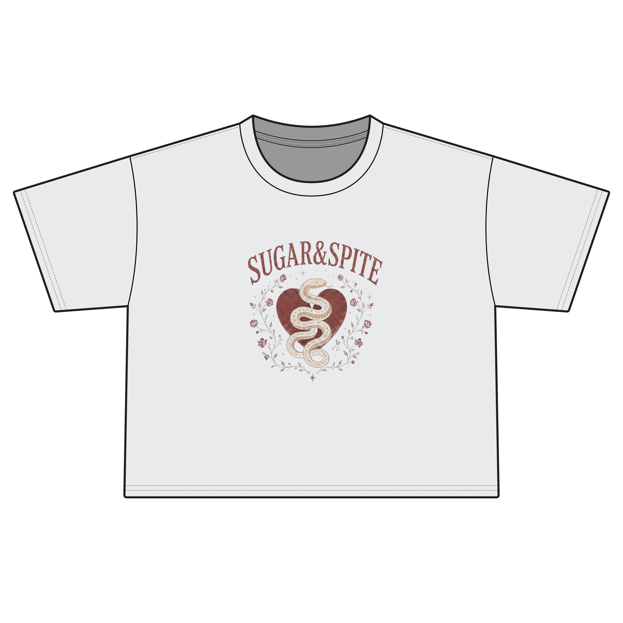 Sugar & Spite Heart and Snake Graphic Tee