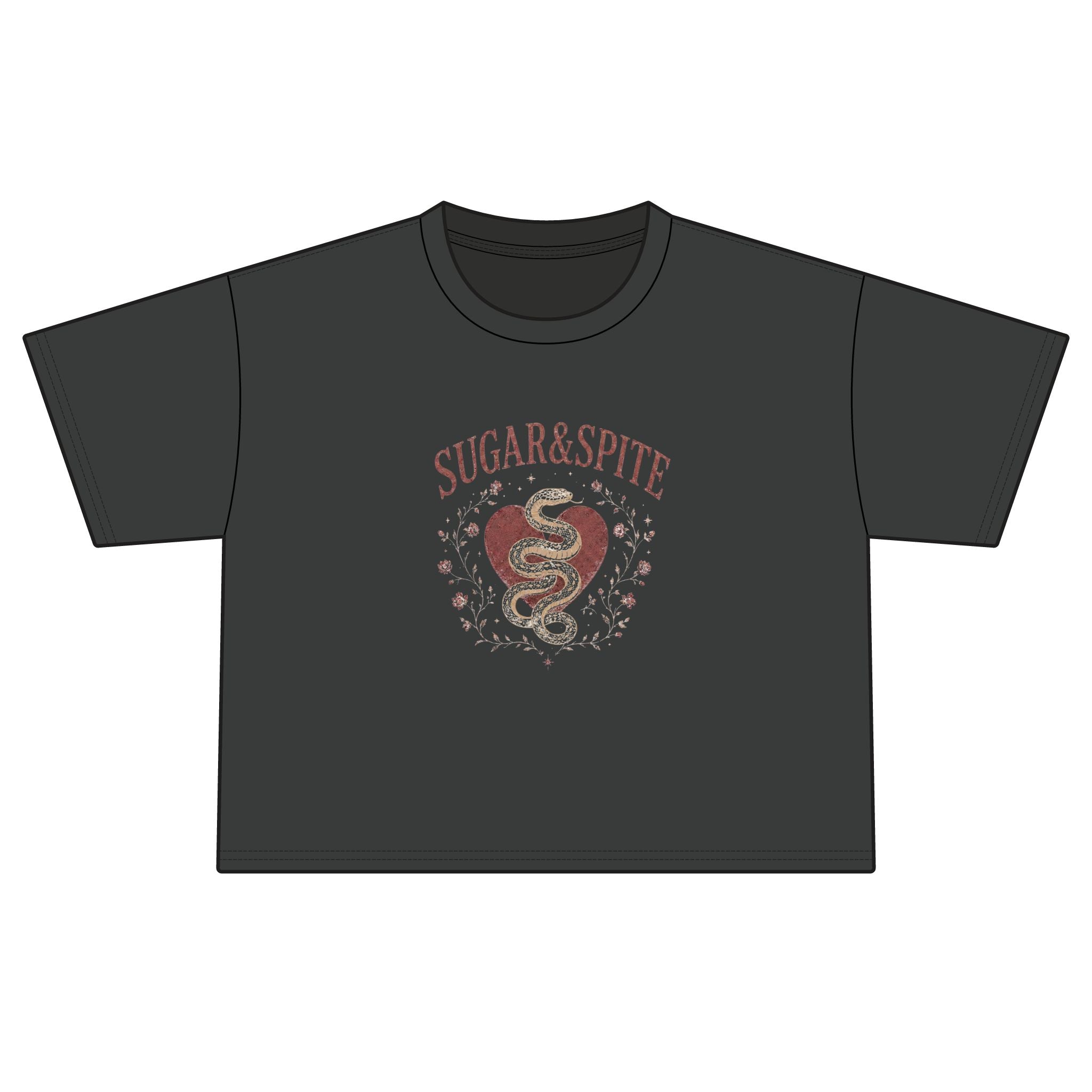 Sugar & Spite Heart and Snake Graphic Tee