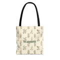 Sugar & Spite Floral Tote Bag – Cream Botanical All-Over Print